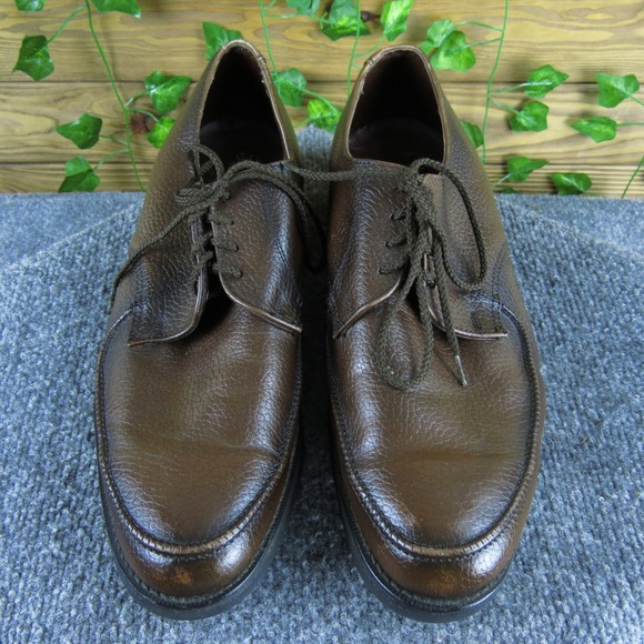 Nordstrom Men 11.5 D Brown Leather Lace Up Casual Dress Shoes Comfort Sole Nordstrom Men 11.5 D Brown Leather Lace Up Casual Dress Shoes Comfort Sole